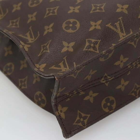 LOUIS VUITTON Monogram Sac Plat Hand Bag M51140 LV Auth 139114 - Picture 5 of 16